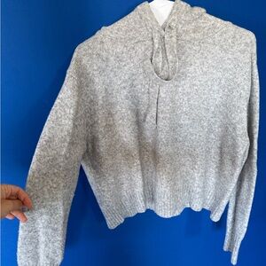Elegant Heather Gray Turtleneck Sweater